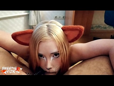 ❤️ Kitsune anameza mboo na kumeza mdomoni ️  ❌